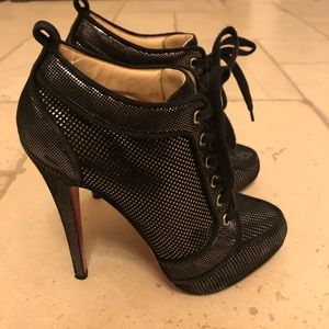 Christian Louboutin Lace up Booties